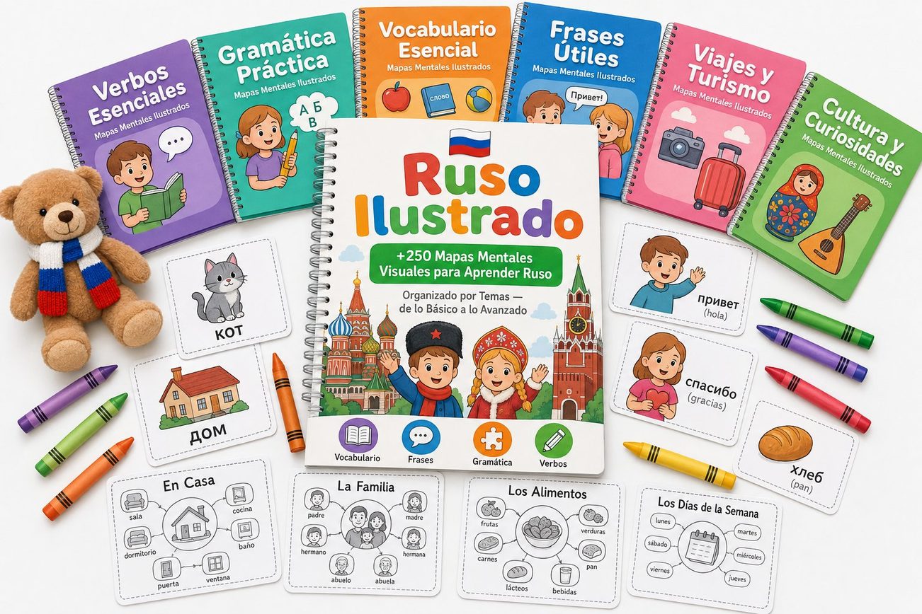 Ruso Ilustrado — libro de mapas mentales